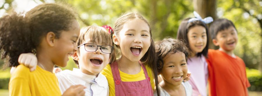 children smiling